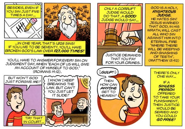 Evangelism Booth - Cartoon Good Person Tract - English