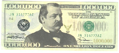 Spanish Million Dollar Bill